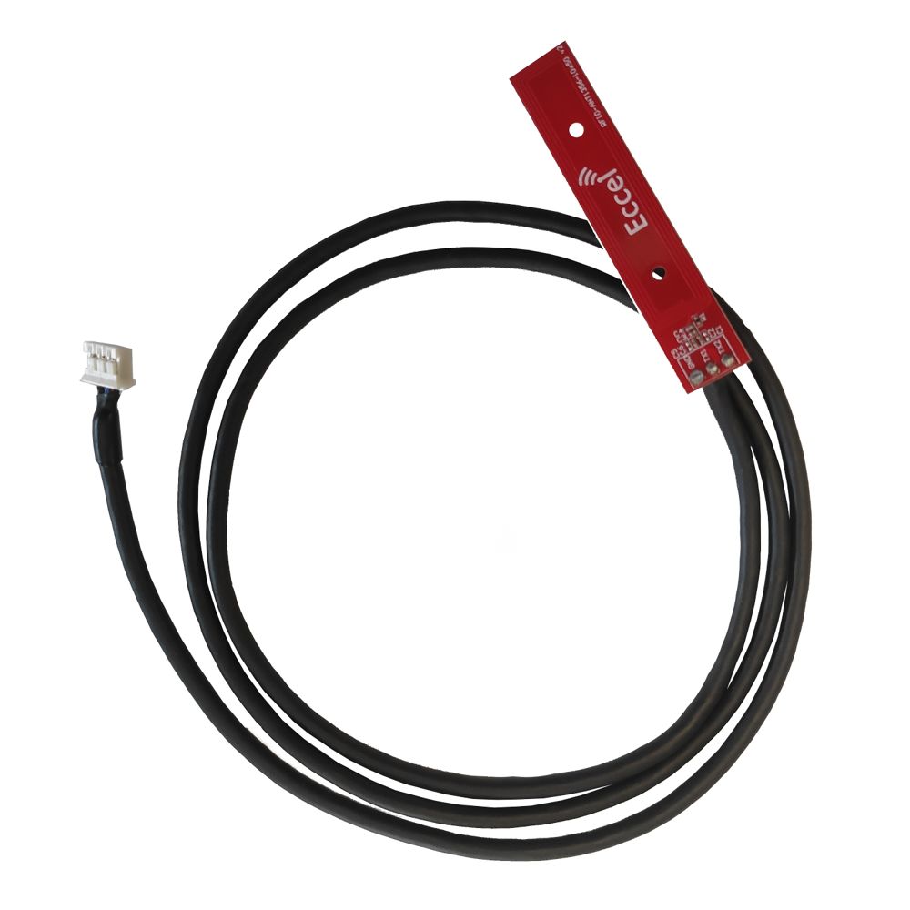 Eccel Technology Ltd Mux ANT 1356-10x50-800 Square RFID Antenna with JST PHR-3 Connector, High Frequency RFID