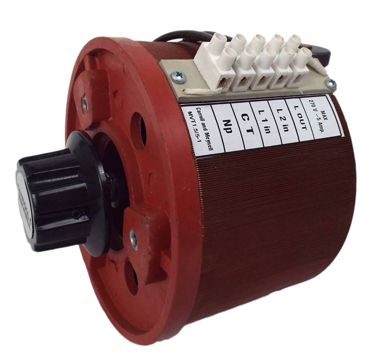 Carroll & Meynell Variac, 5 Output, 1 Phase 1.4 kVA, 240 V