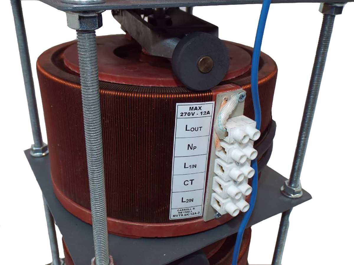 mvt147k18a-3 Carroll & Meynell Auto-Transformer, 3 Phase 14.7 kVA, 415 V