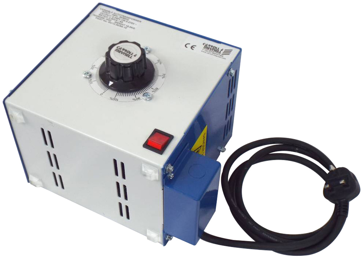mvt1k35a-1e Carroll & Meynell Variac, 5 Output, 1 Phase 1 kVA, 240 V