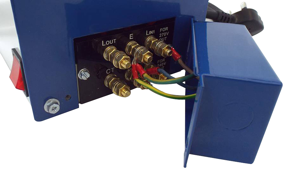 mvt1k35a-1e Carroll & Meynell Variac, 5 Output, 1 Phase 1 kVA, 240 V
