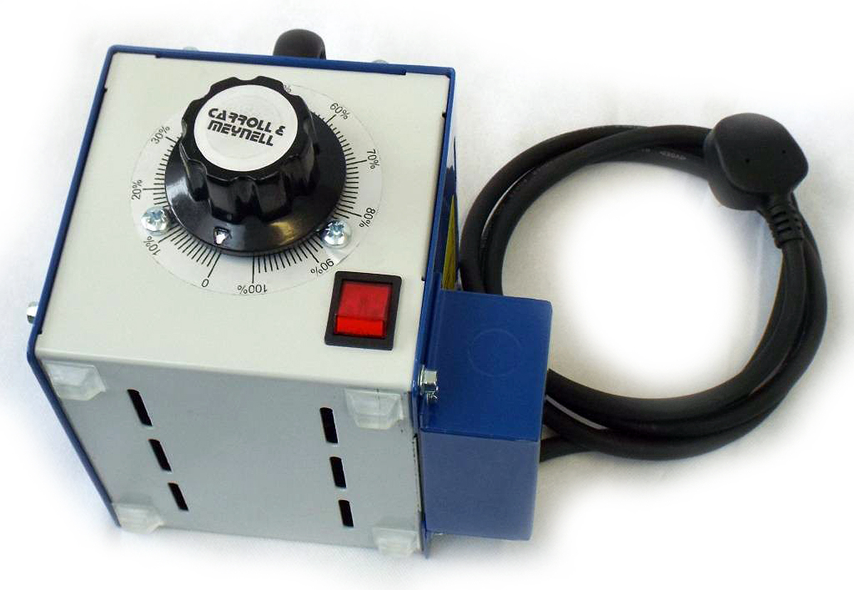 mvt25k9a-1e Carroll & Meynell Variac, 5 Output, 1 Phase 2.5 kVA, 240 V