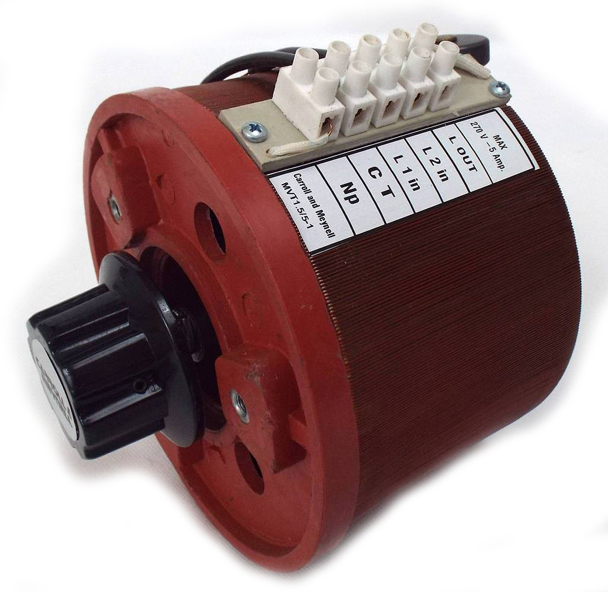 Carroll & Meynell Variac, 5 Output, 1 Phase 4.9 kVA, 240 V