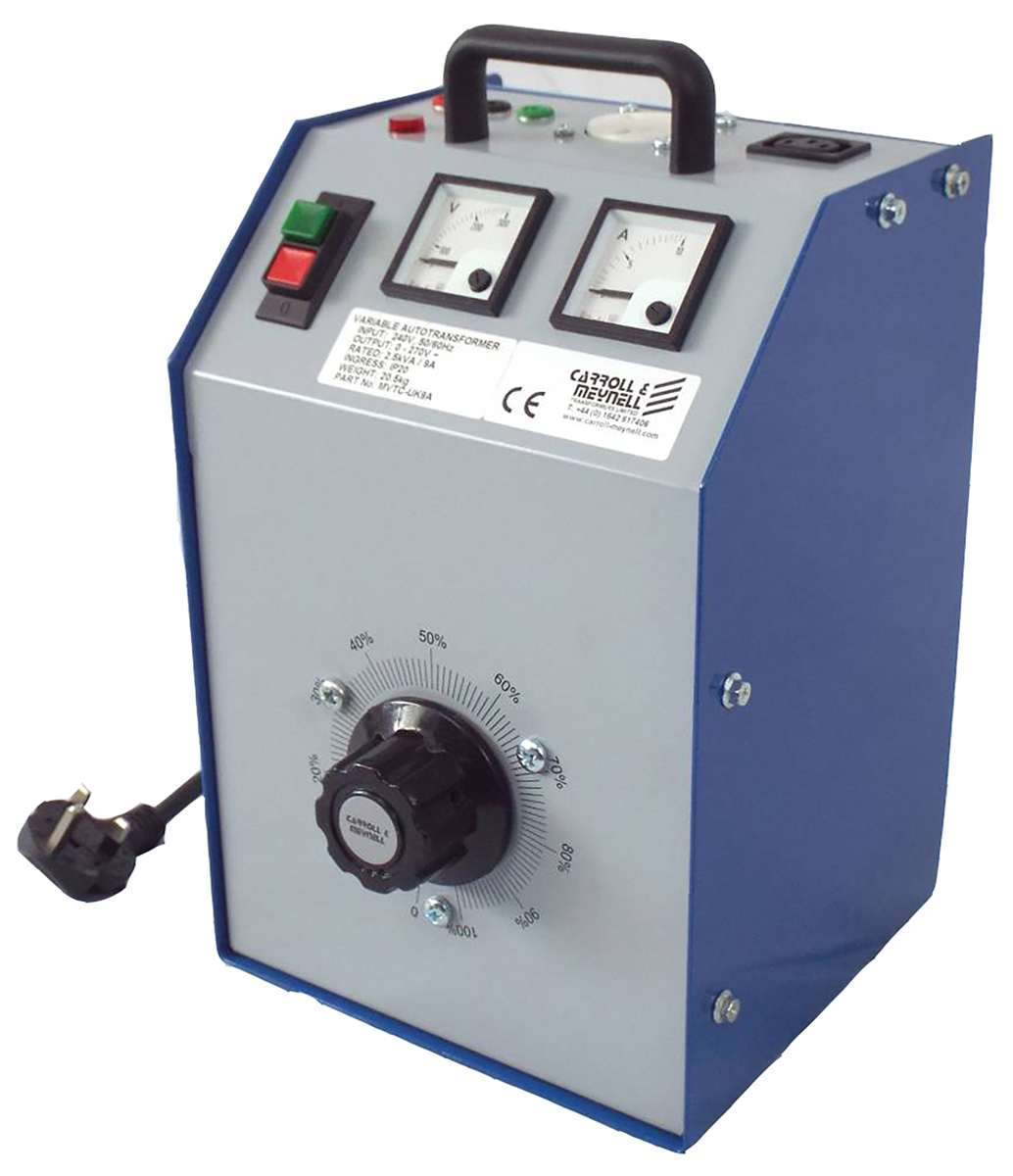 Carroll & Meynell Auto-Transformer, 3 Output, 1 Phase 2430 VA, 240 V