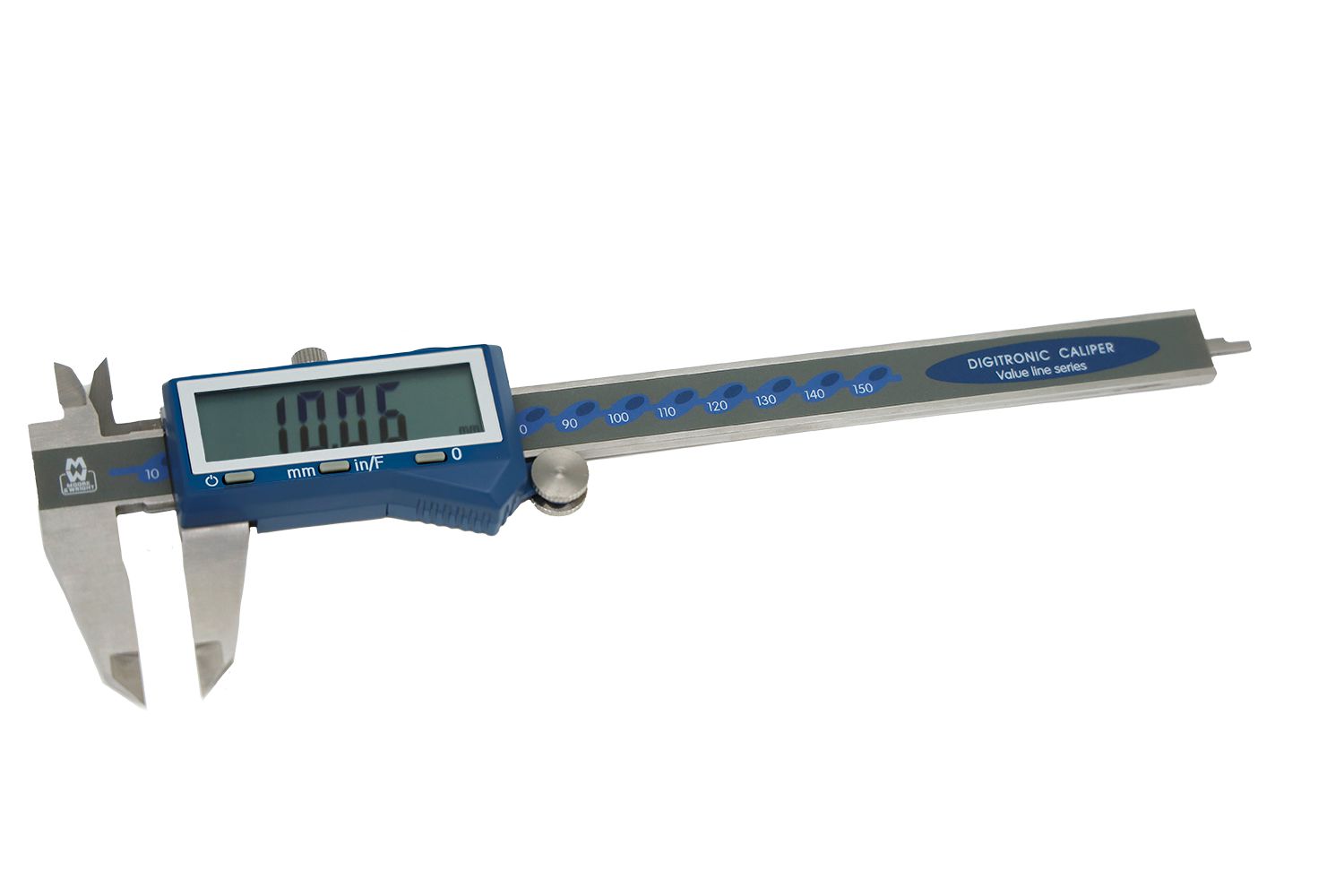 mw110-15dfc Moore & Wright Caliper 150 mm 0.01 Resolution Digital, Metric, Imperial UKAS