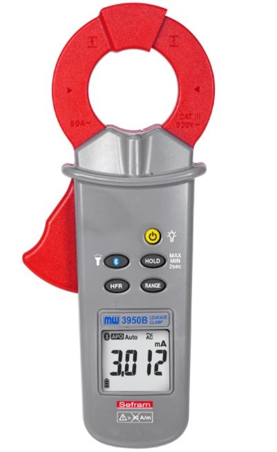 Sefram MW3950B Clamp Meter 600 A 600 V dc 600 V ac 600 V CAT III Non-Contact Voltage Detector