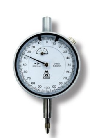 Moore & Wright MW400-01 Dial Indicator 1 mm Max. Measurement, 0.001 mm Resolution, ± 0.004 mm Accuracy