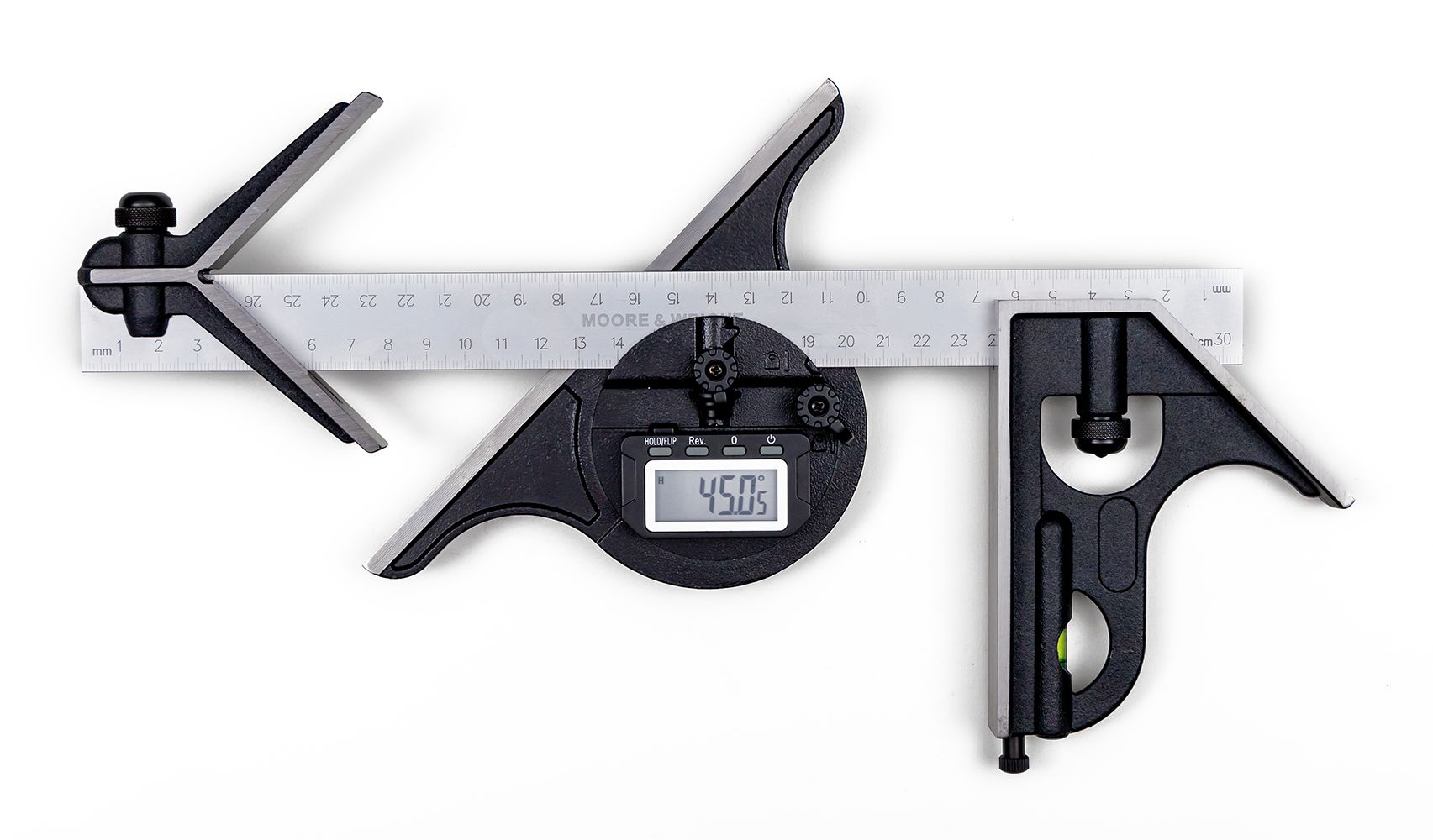 Moore & Wright 305 mm Combination Square Set, Stainless Steel
