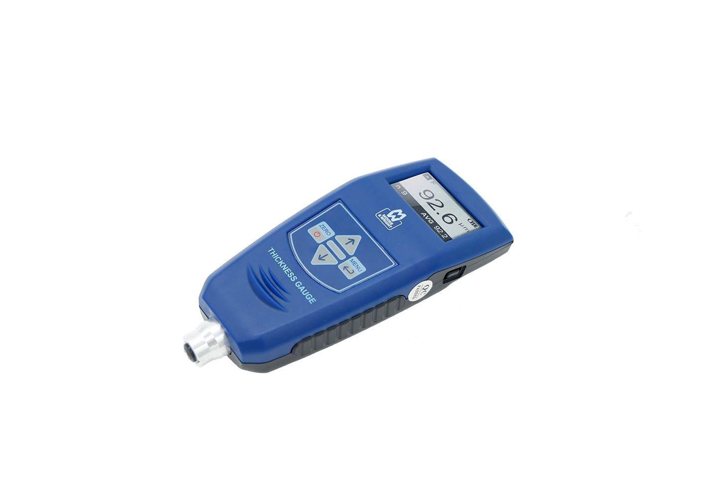 mwt-2105 Moore & Wright  MWT-2105  Thickness Gauge 101 to 1250 μm Accuracy, 1000 μm Resolution, LCD Backlight Display