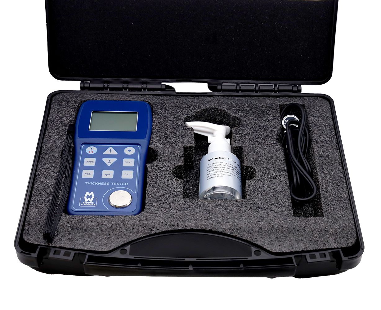 mwt-2500 Moore & Wright  MWT-2500  Thickness Gauge 1 mm - 300 mm 0.01 mm Resolution, LCD Backlight Display