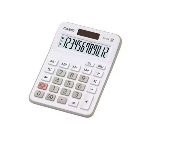 Casio Battery, Solar Power Supply Powered Desk Calculator