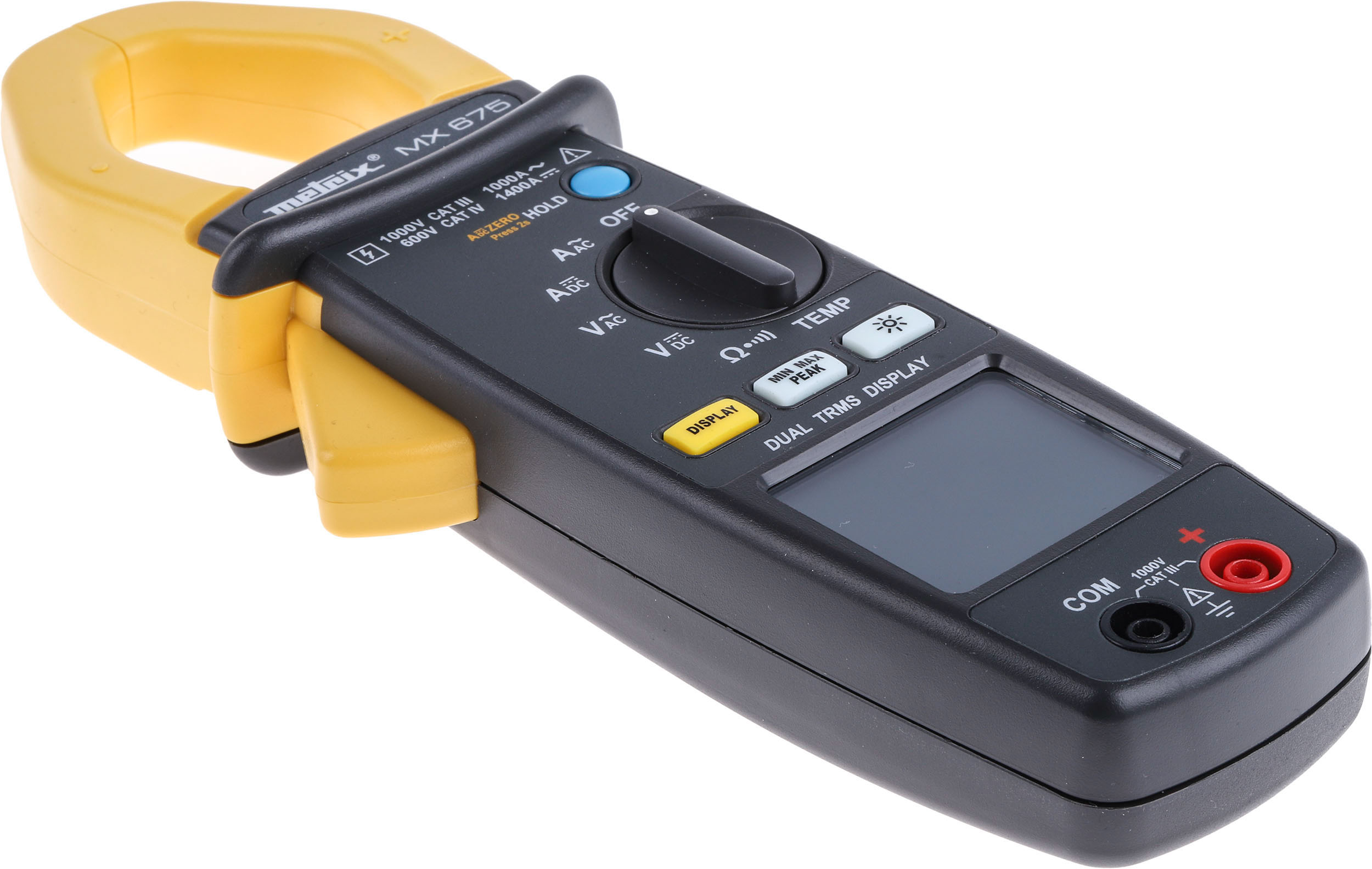 mx0675 Metrix MX675 Clamp Meter, 1400 A 1000 A 1400 V dc 1000 V ac CAT IV, CAT III RSCAL