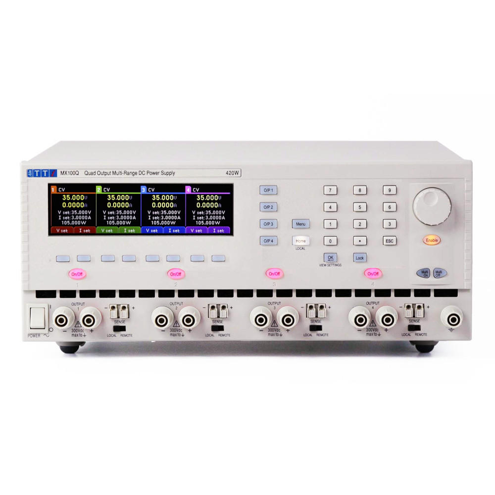 Aim-TTi Digital Bench Power Supply, 4-Output 70 V to  70V, 420 W, 6 A Max
