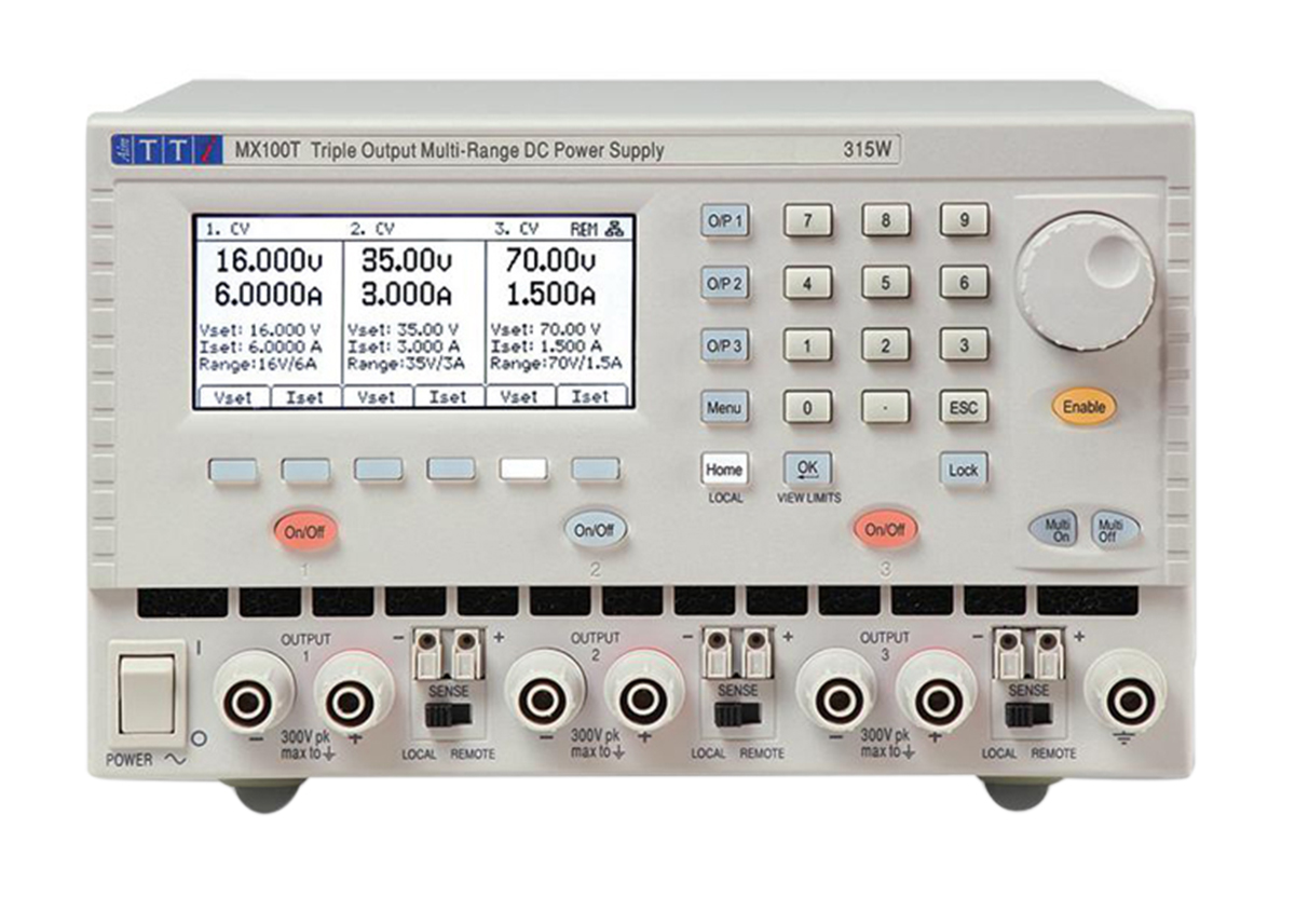 Aim-TTi Digital Bench Power Supply, 3-Output 16 V to  70V, 315 W, 6 A Max