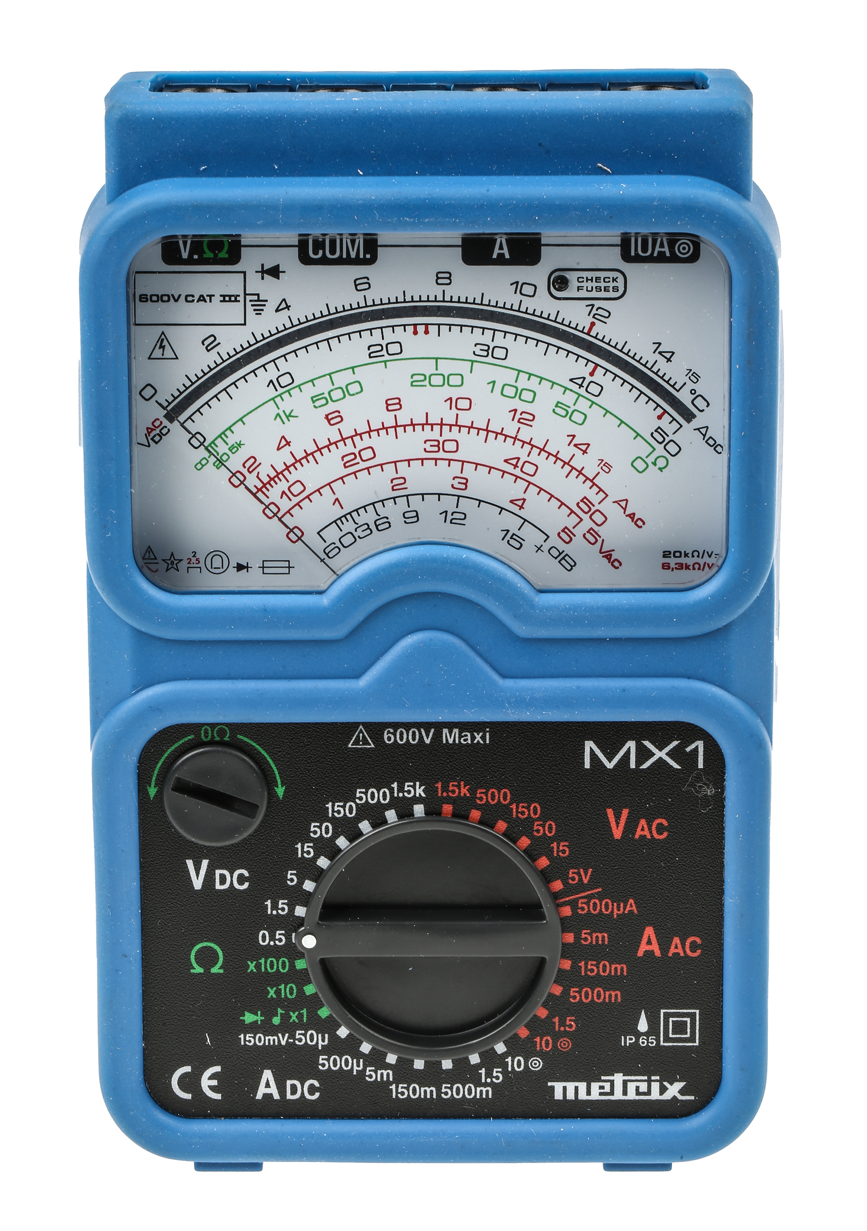 Metrix MX 1 Handheld Multimeter, 10 A ac, 10 A dc