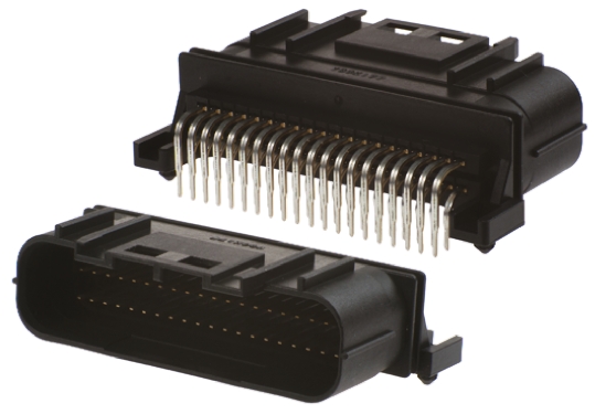 JAE, MX23A Automotive Connector Male Black Through Hole 40 Way Solder Termination MX23A40NF1