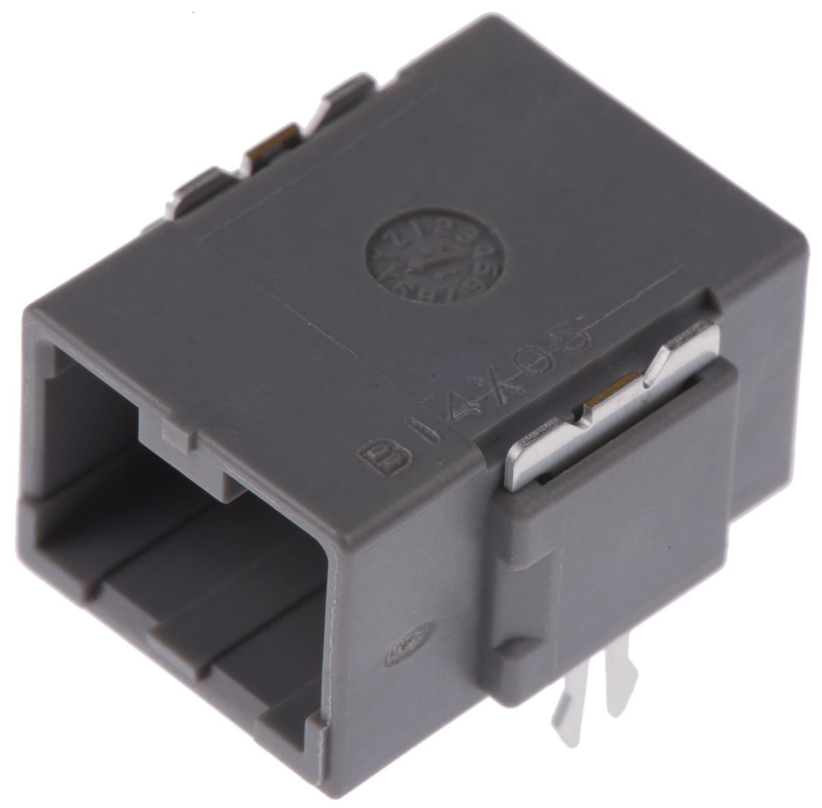 JAE MX34 Series Right Angle Through Hole PCB Header, 3 Contact(s), 2.2 mm Pitch, 1 Row, Shrouded