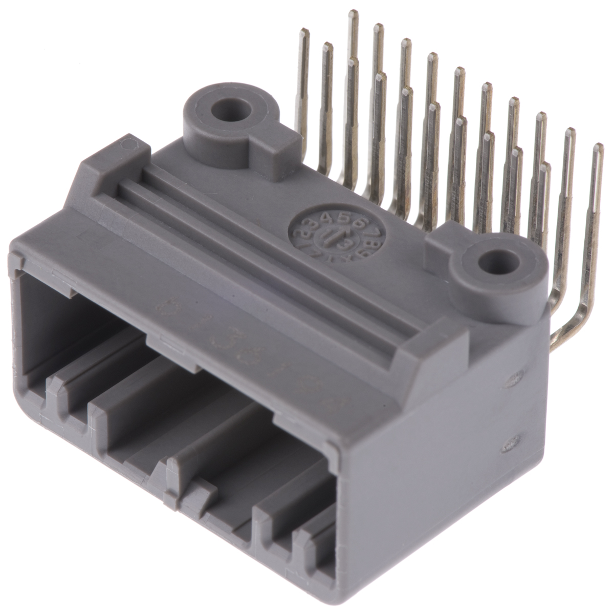 JAE MX34 Series Right Angle Through Hole PCB Header, 20 Contact(s), 2.2 mm Pitch, 2 Row, Shrouded