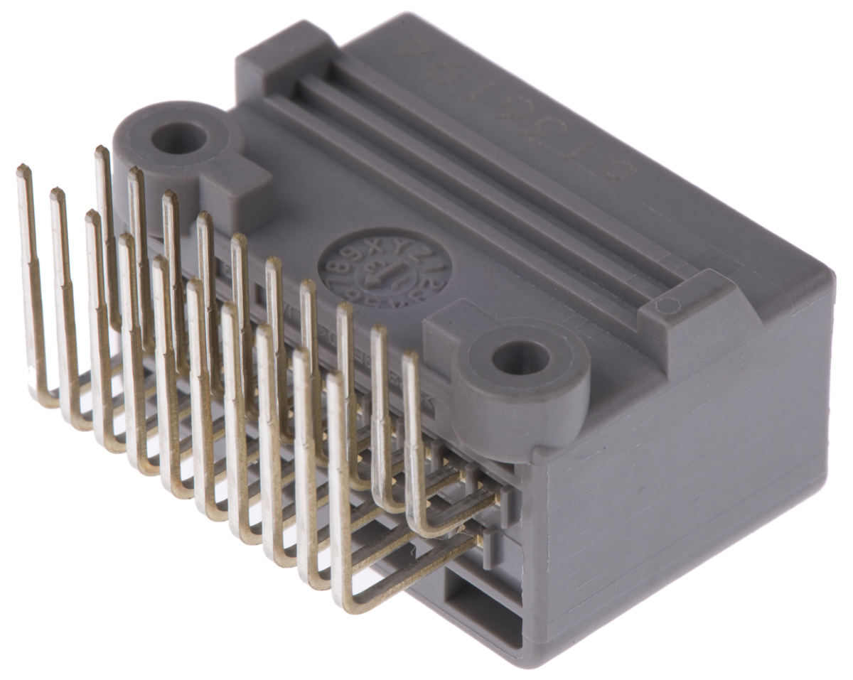 mx34020nf1 JAE MX34 Series Right Angle Through Hole PCB Header, 20 Contact(s), 2.2 mm Pitch, 2 Row, Shrouded