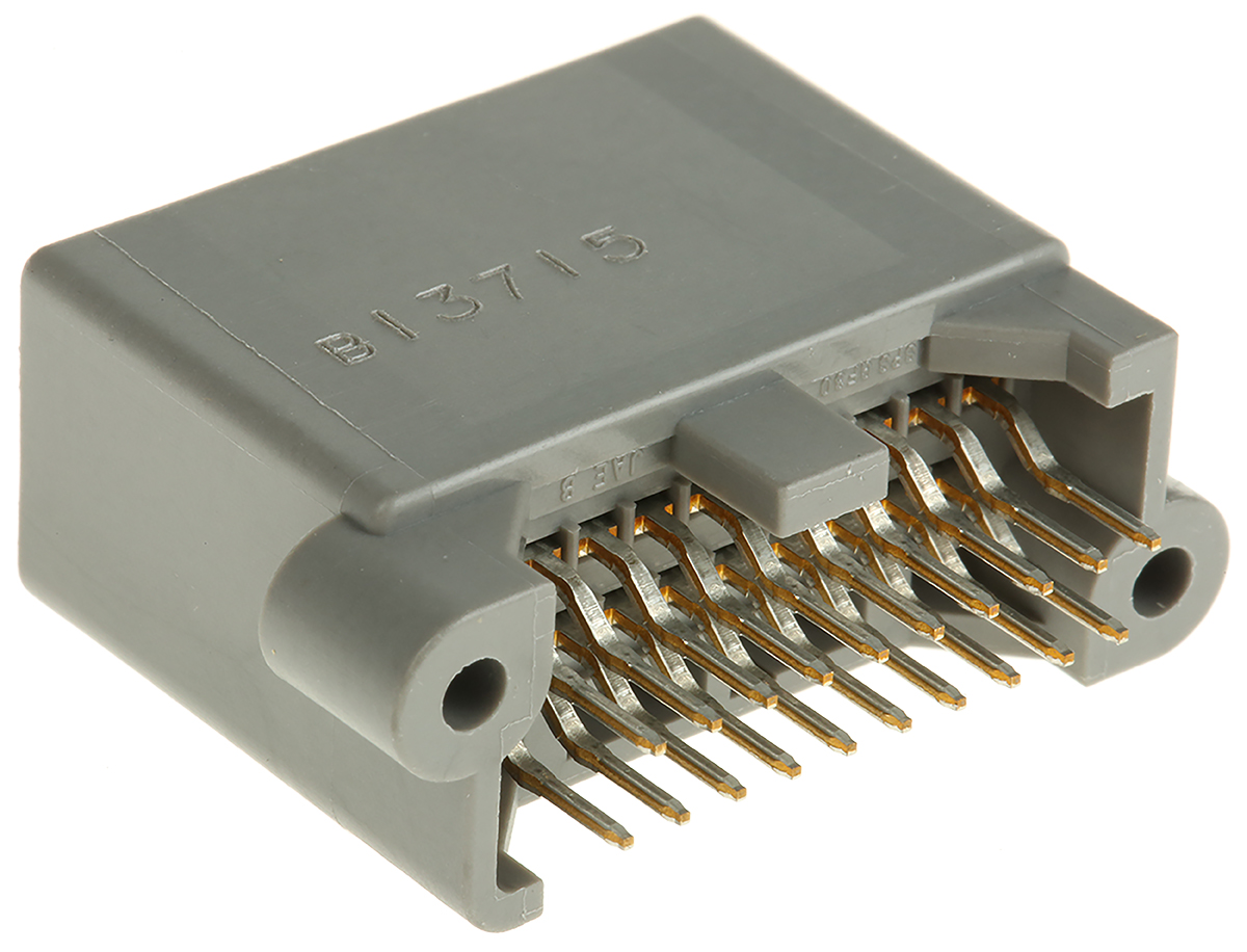 JAE MX34 Series Straight Through Hole PCB Header, 20 Contact(s), 2.2 mm Pitch, 2 Row, Shrouded