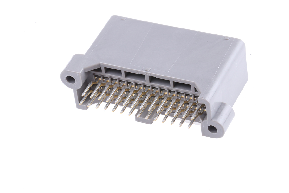 JAE, MX34 Automotive Connector Male Grey Through Hole 28 Way Solder Termination MX34028UF2