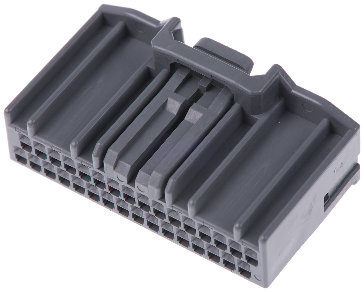 JAE, MX34 Automotive Connector Female Grey Cable 32 Way Crimp Termination MX34032SF1