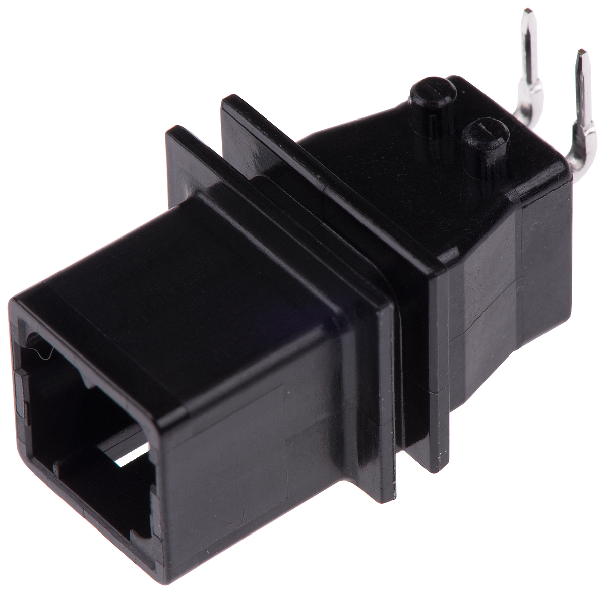 JAE, MX44 Automotive Connector Male Black Through Hole 2 Way Solder Termination MX44002NF1