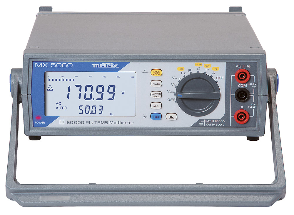 Metrix Handheld Digital Multimeter True RMS - UKAS Calibrated