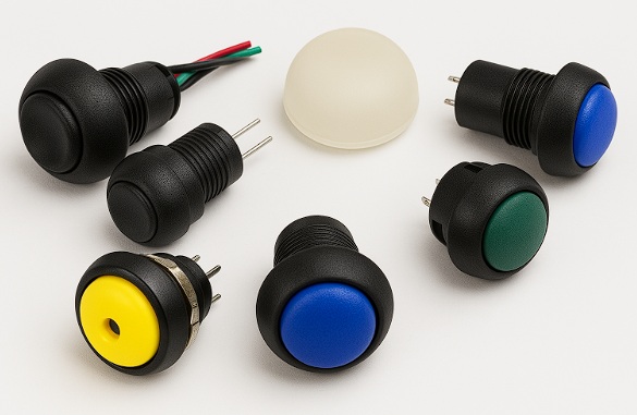 E-Pro Robust Push Button Switch 4 Pole 20A 500V AC IP67 Waterproof