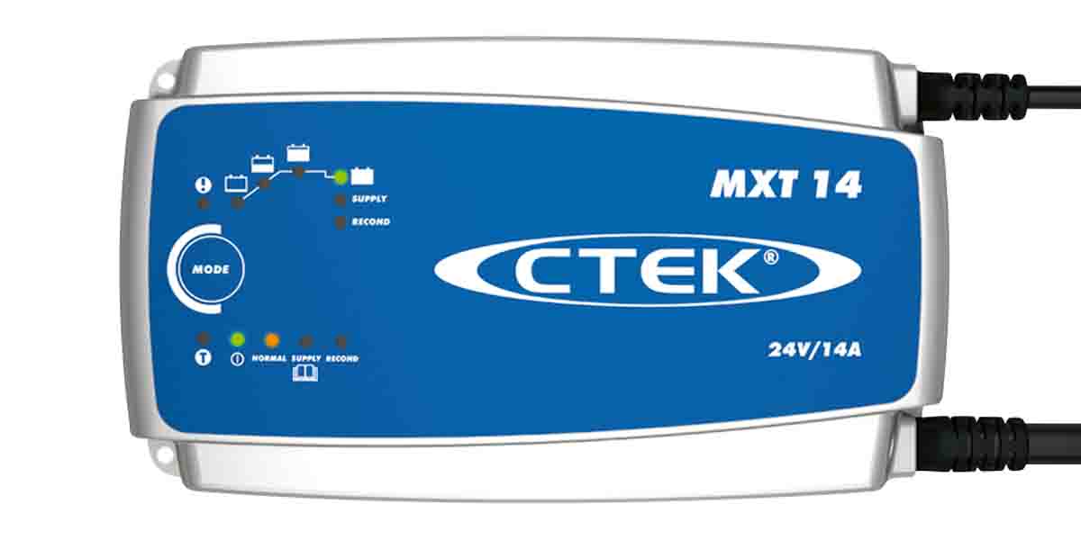 CTEK MXT 14 MXT 14 Battery Charger For 18.8V, Lead Acid 14 A, 24 V with UK plug Automotive