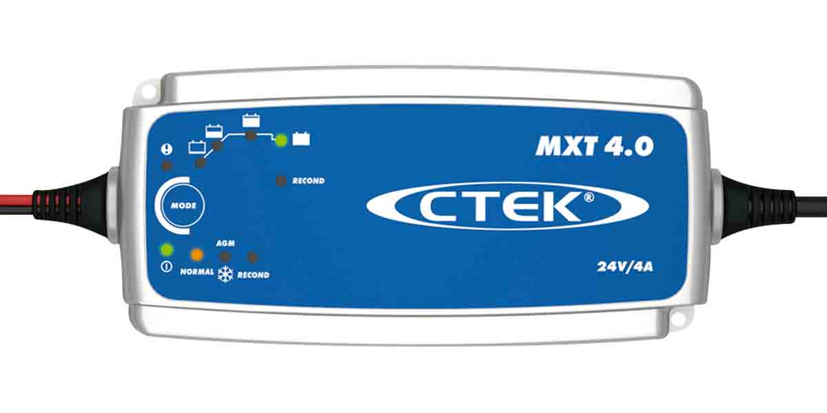 CTEK MXT 4.0 MXT 4.0 Battery Charger For 28.8V, 29.4 V, 31.4 V, Lead Acid 4 A, 24 V with UK plug Automotive