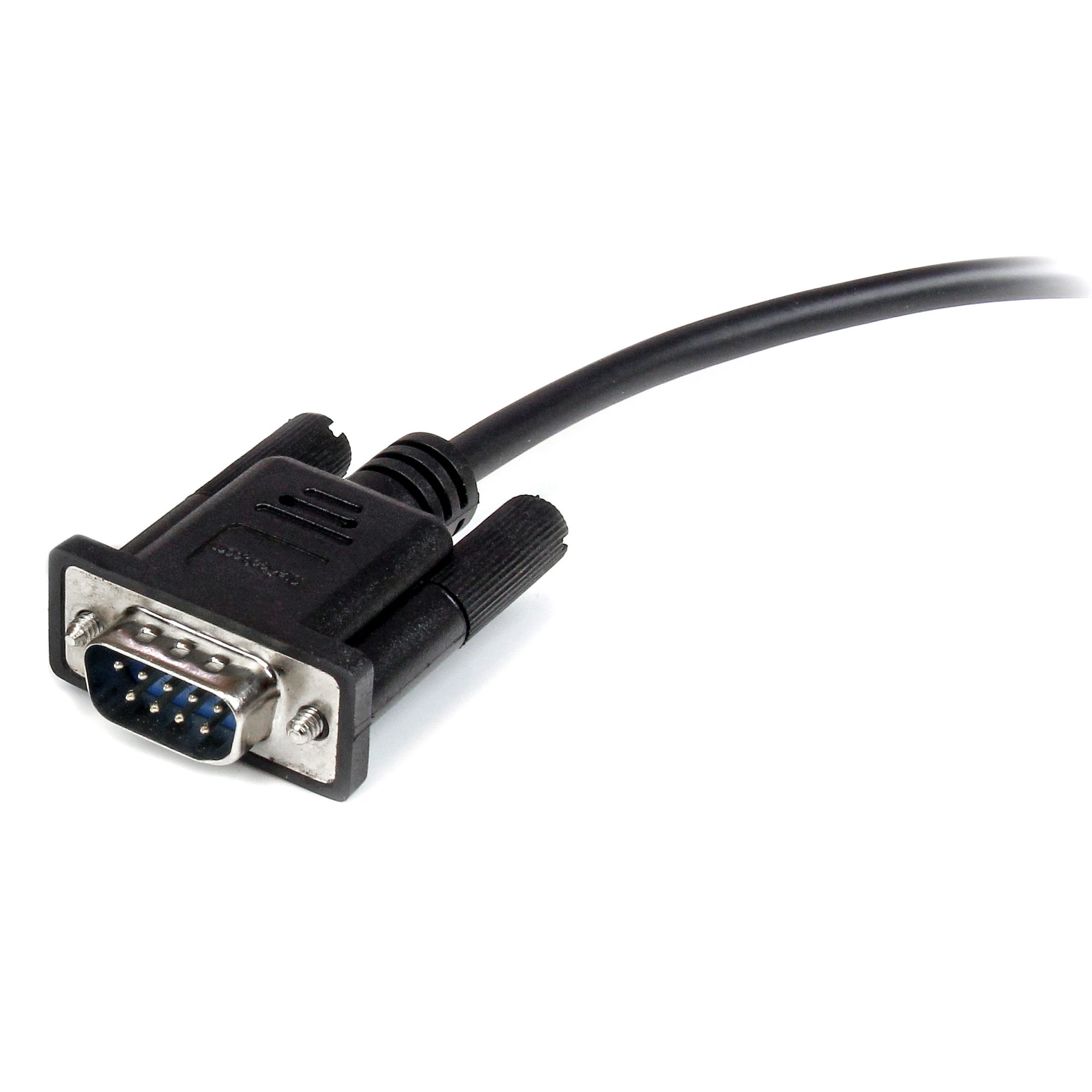 mxt10050cmbk StarTech.com Male D-Sub 9-Pin to Female DB9 Serial Cable, 0.5 m Polyvinyl Chloride, MXT Series