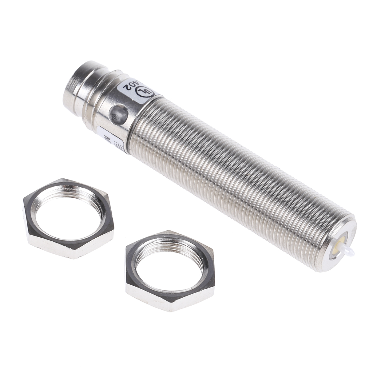 my-com-g75ps35l Baumer Barrel Nickel Plated Brass PNP 10 Hz Precision Position Switch, 50mA, IP50 39.5 mm