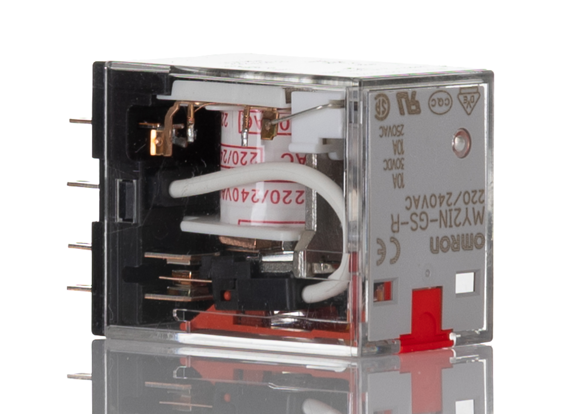 my2in-gs-r-ac220240 Omron MY Series Power Relay, Plug-in, Plug-in Mount