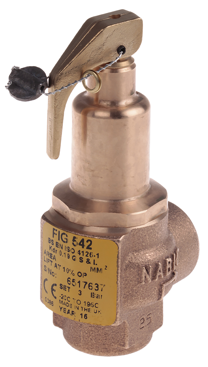 Nabic Valve Safety Products 3 bar Pressure Relief Valve With 1/2 in 1/2 in