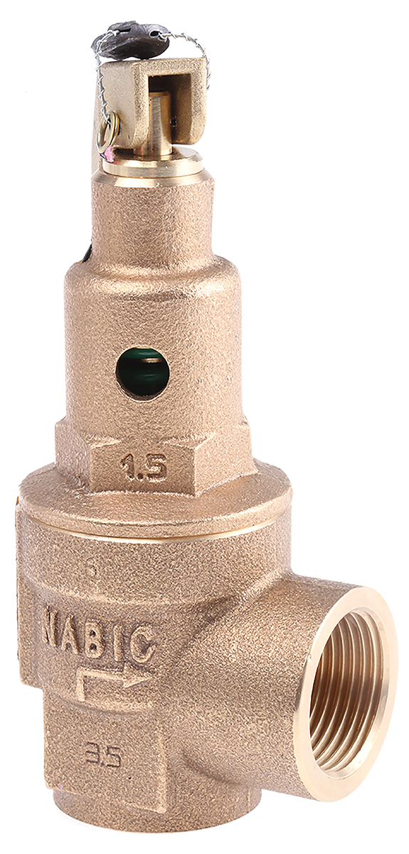 Nabic Valve Safety Products 2.5 bar Pressure Relief Valve With 3/4 in 3/4 in