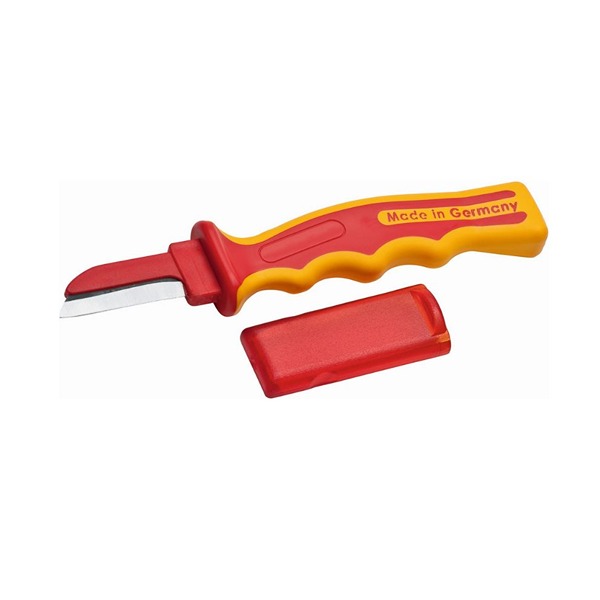 Proteus Equipment Cable Knife VDE/1000V Approved, 180mm Overall, 50 mm Blade Stainless Steel