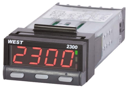 West Instruments N2300 Panel PID Temperature Controller 6 Input, 2 Output SSR 30V dc On-Off