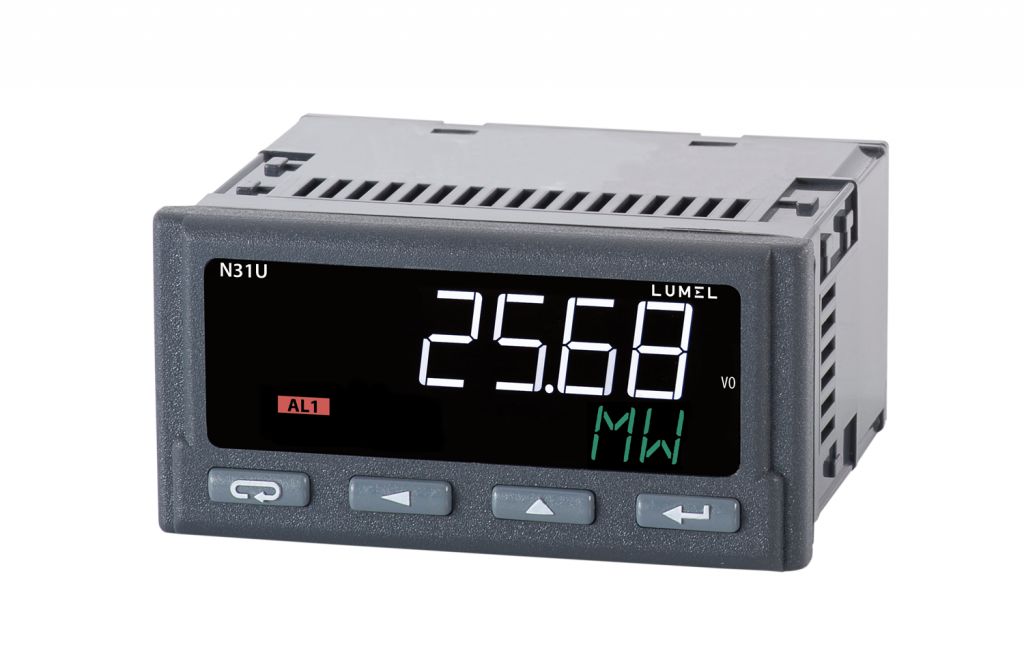 Lumel N31U LCD Digital Panel Multifunction Meter for Resistance, Voltage, Signal, Current, Temperature, Potentiometer