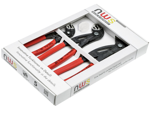 n744 NWS N744 3-Piece Water Pump Plier Set