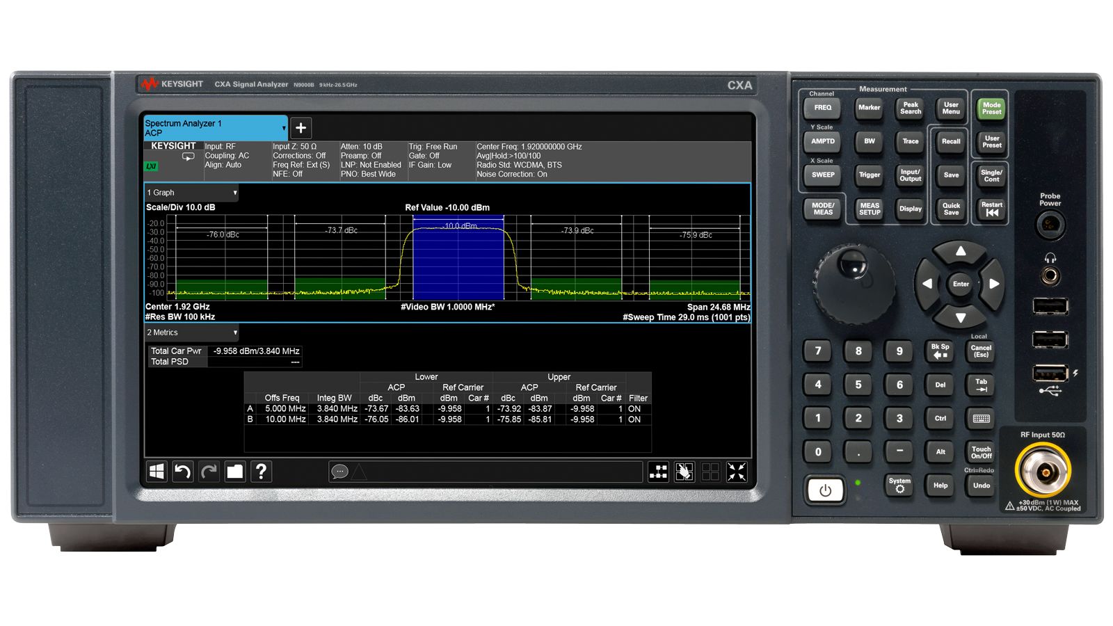 Keysight + CXA Spectrum Analyser, 26.5 GHz