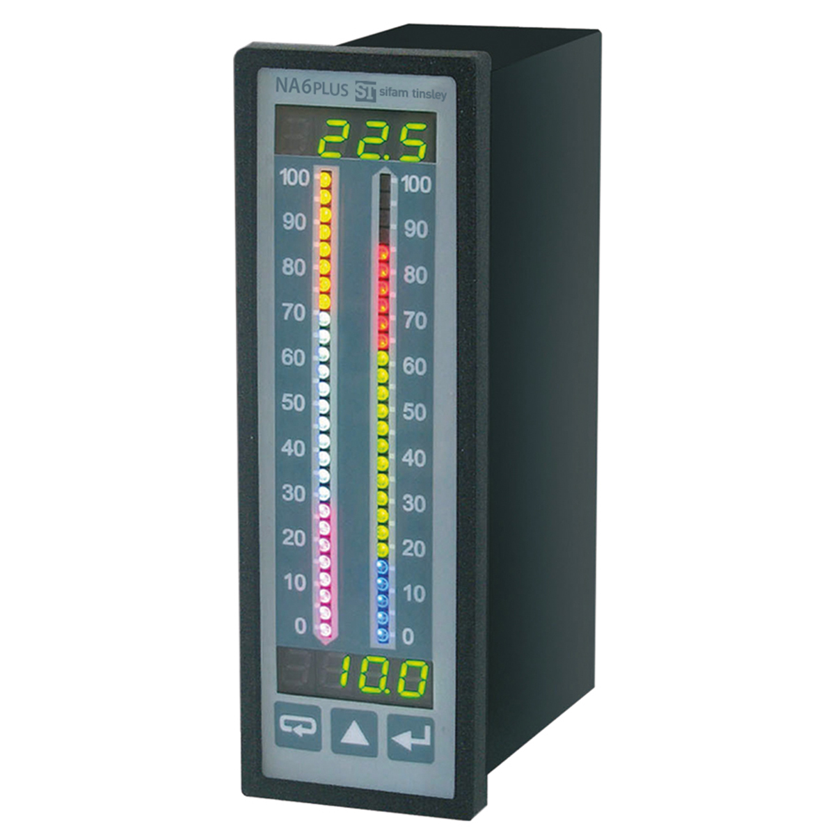 Sifam Tinsley NA6 LED Digital Panel Multifunction Meter for Resistance, Temperature, Voltage, Current,  137.5 mm  x 44