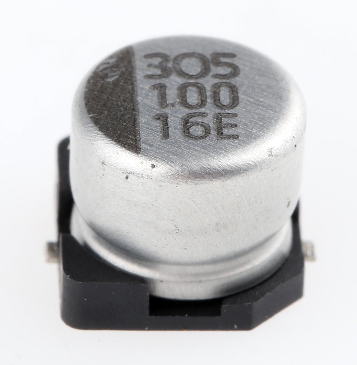 NIC Components 100 μF Capacitor 16V dc, Surface Mount Solder - NACE101M16V6.3X5.5TR13F