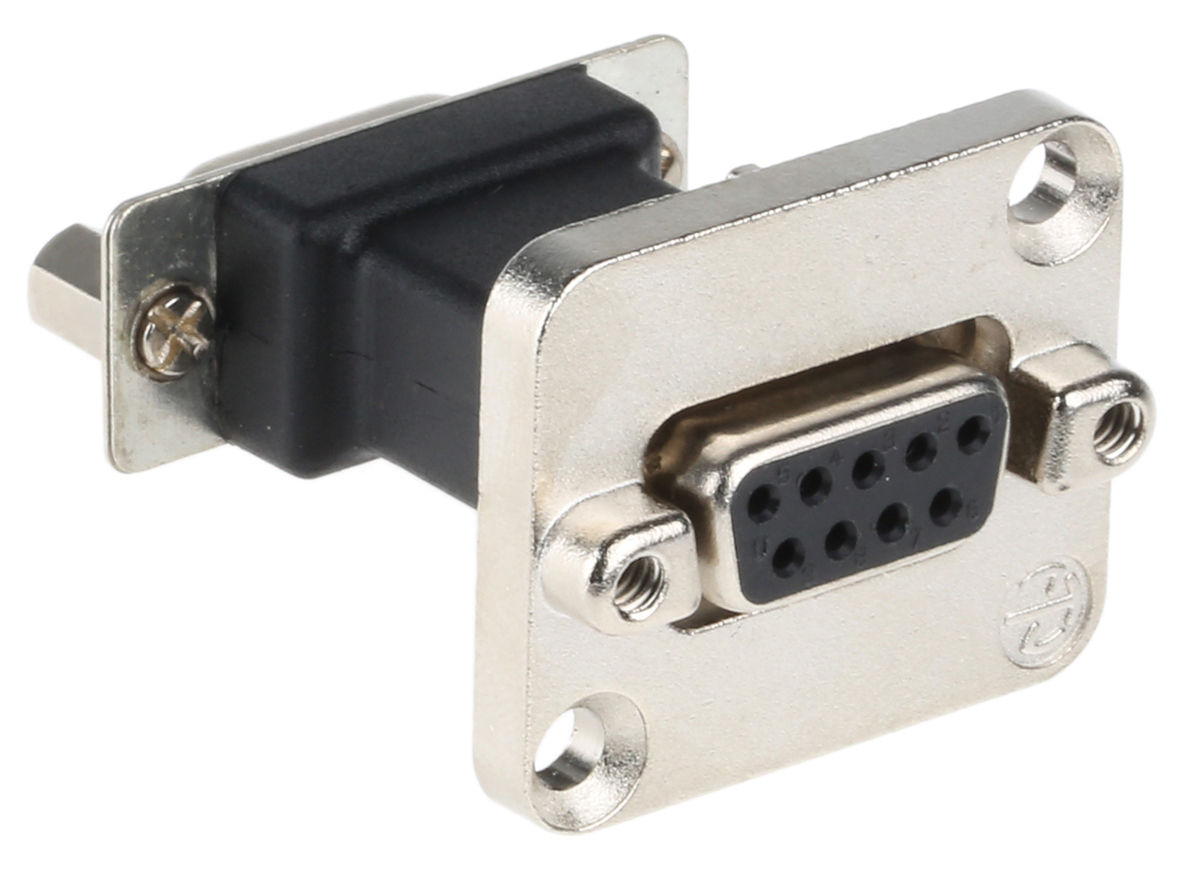 Neutrik D-Sub Adapter 9-Way D-Sub to Female Female 9-Way D-Sub Female Female