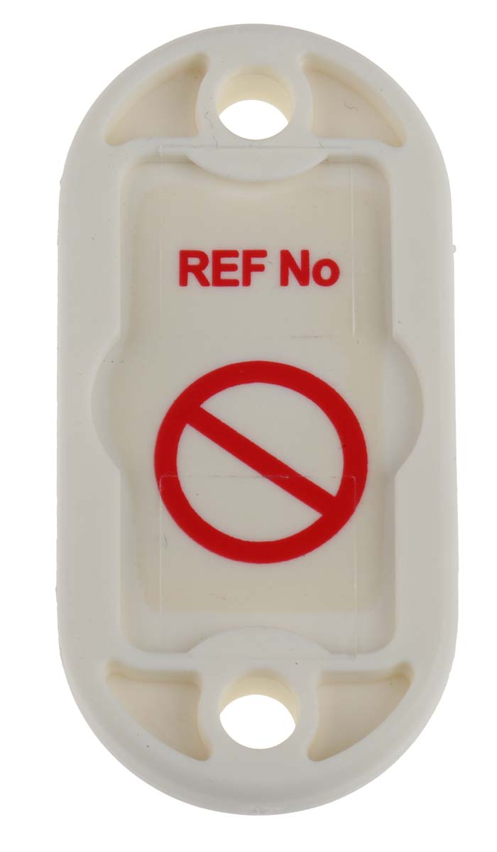 Brady Red on White Safety Prohibition Tag, German Language, 1 Per Pack per Pack
