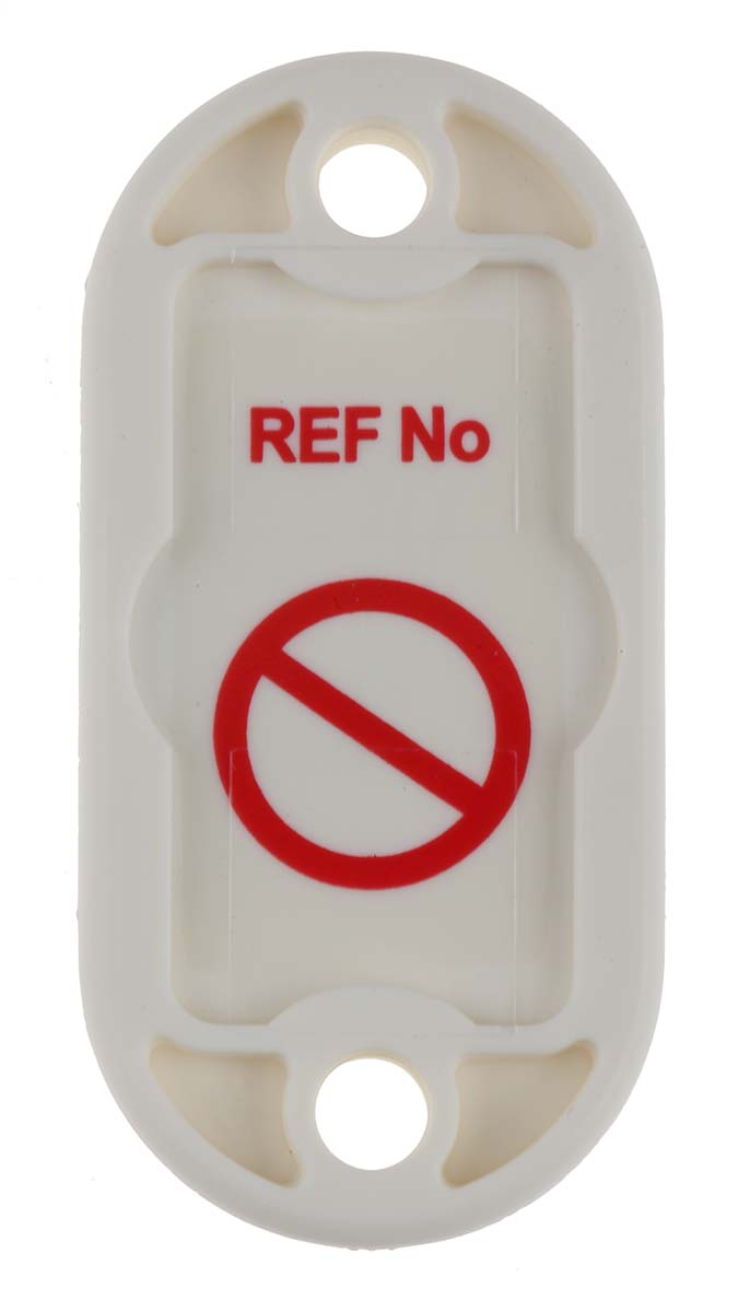 Brady Red on White Safety Prohibition Tag, English Language, 1 Per Pack per Pack