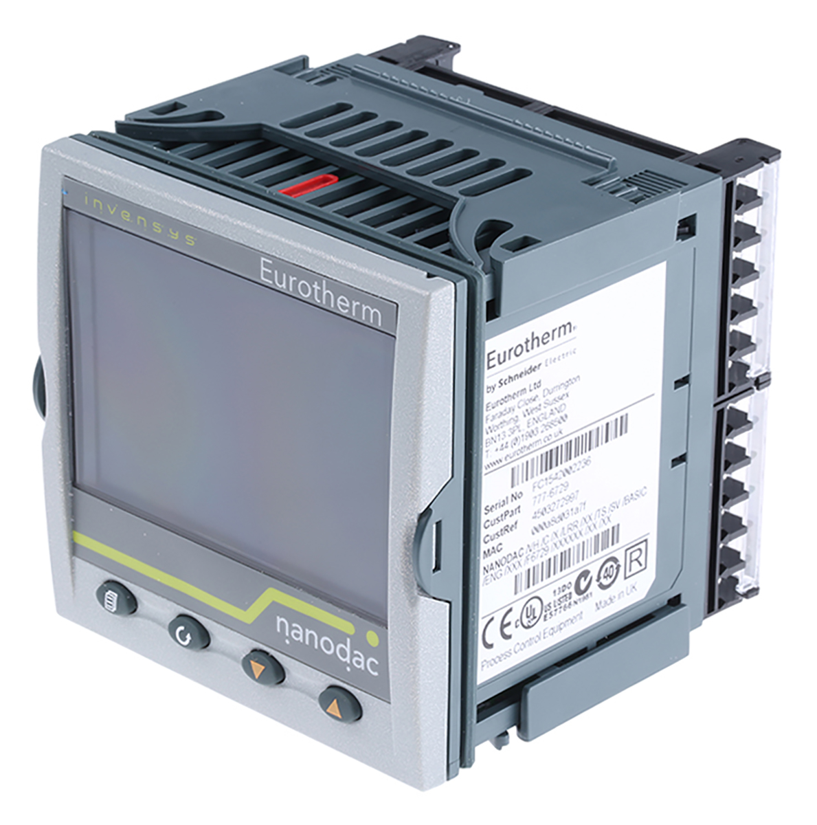 nanodacvhcxlrr Eurotherm NANODAC/VH/C 3-Channel Graphical Chart Recorder RTD, Thermocouple
