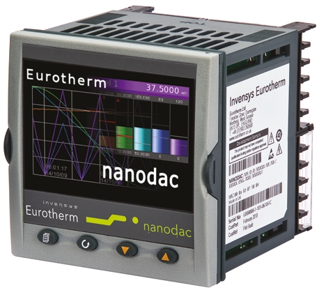 nanodacvlcxlrr Eurotherm NANODAC/VL/C 3-Channel Graphical Chart Recorder Current, Millivolt, Resistance, Temperature, Voltage