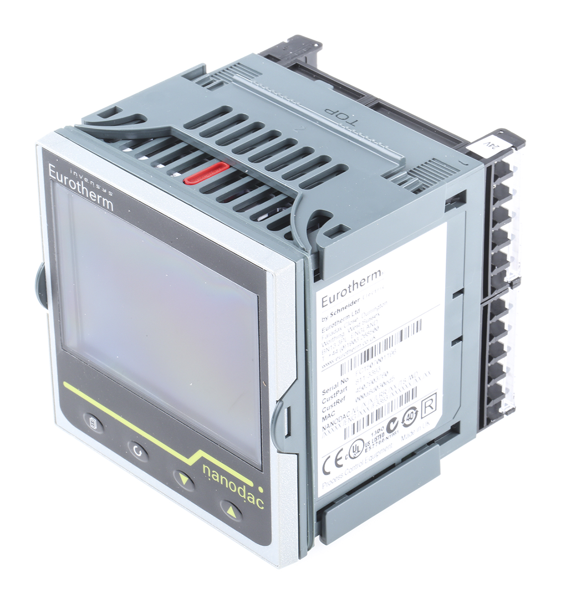 Eurotherm NANODAC/VL 4-Channel Paperless Chart Recorder Current, Millivolt, Resistance, Temperature, Voltage