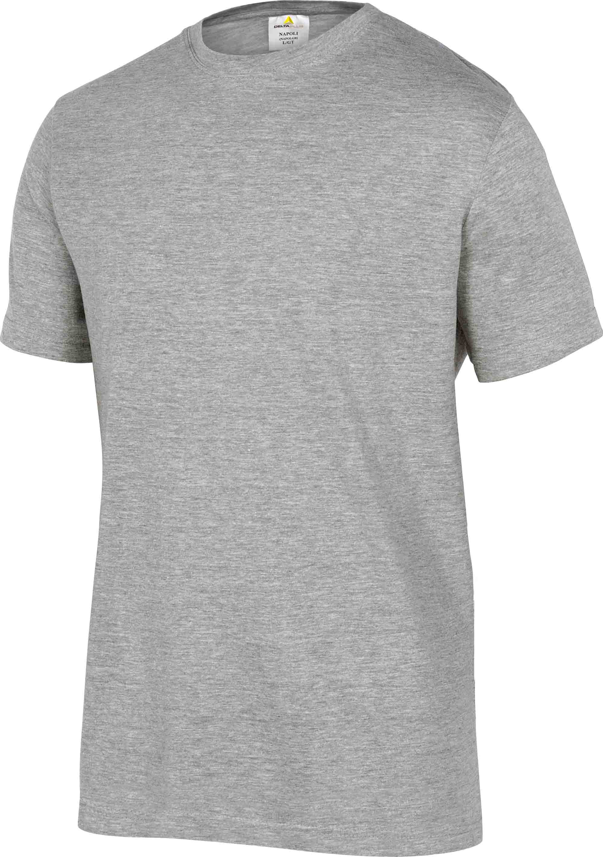 Delta Plus Grey Cotton Short Sleeve T-Shirt S